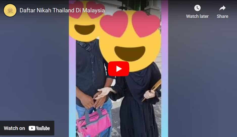 Daftar Nikah Thailand Di Malaysia